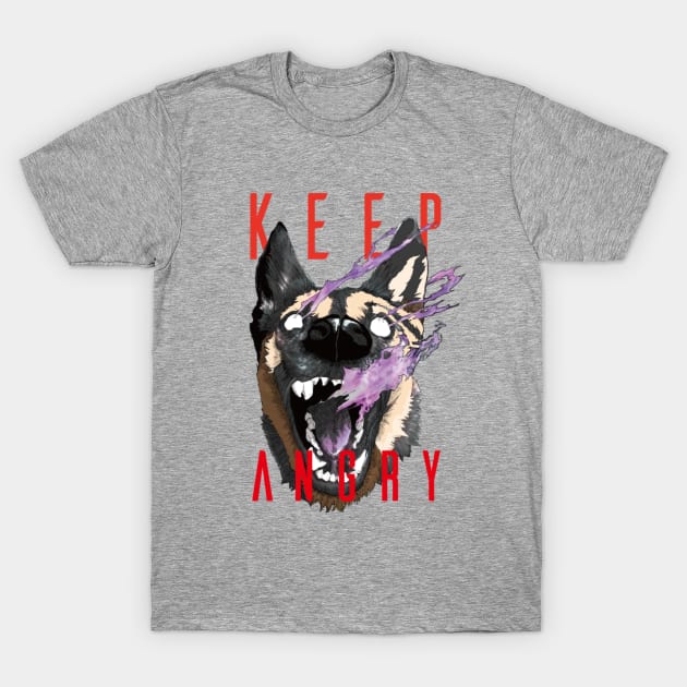 Keep Angry T-Shirt by SleepingTiger